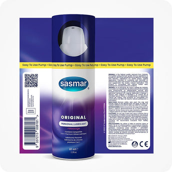 Sasmar Original Silicone + Classic Water - based Lubes - Conceive Plus Europe